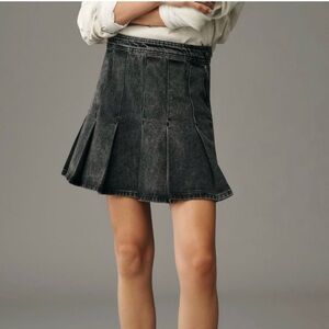 NWT Pilcro Black Denim Skirt